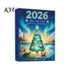 Party Supplies for Holidays Christmas Advent Calendar 2026, 24 Days Countdown with Acrylic Hanging Ornaments, Collectible Gifts Holiday Home