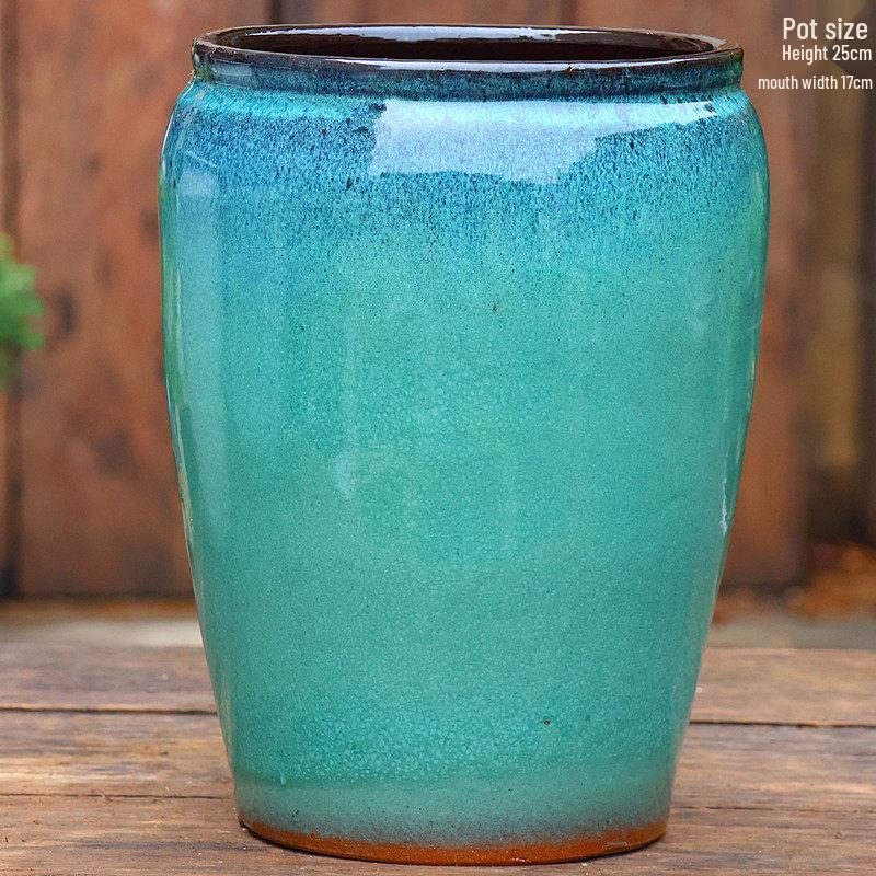Специальное предложение: Высокий ретро-керамический цветочный горшок для суккулентов или зеленого редиса