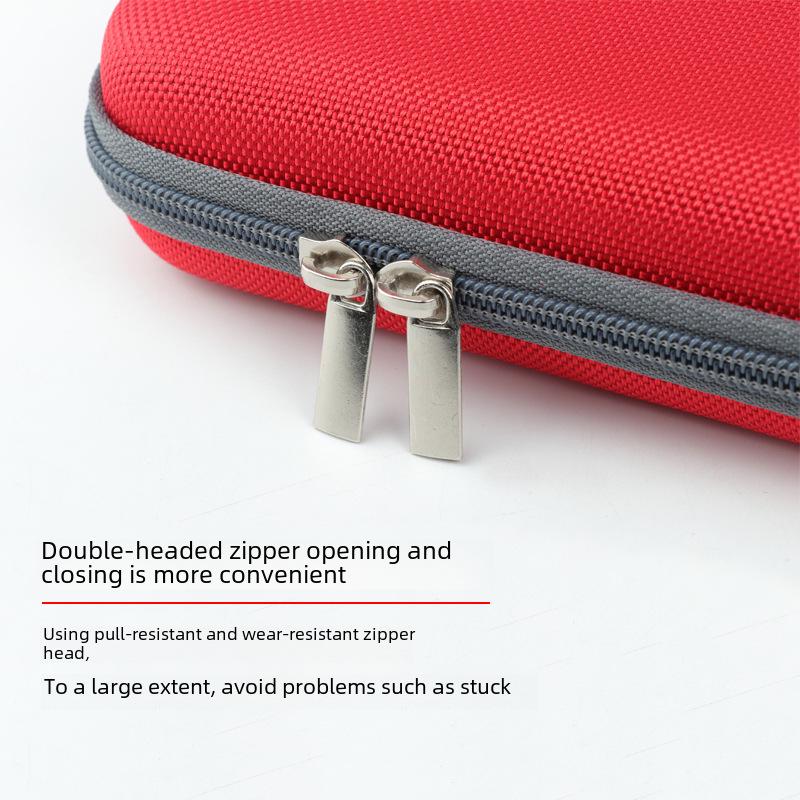 Huisheng Большая вместимость портативная ракетка для настольного тенниса с жестким чехлом