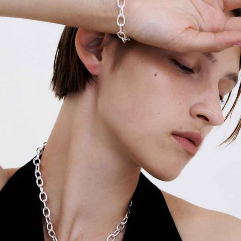 OOV ROUND BOLD CHAIN B (Silver)