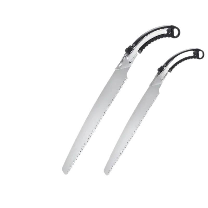 Ручная пила для больших деревьев из марганцевой стали с защитным кожухом – портативная узкая пила для работы по дереву на открытом воздухе со сменным прямым лезвием.