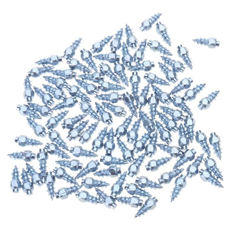 100 шт. Автомобиль Внедорожник Квадроцикл Противоскользящие Винтовые Шипы Колесо Шина Снежная Шина Шипы 9 мм 12 мм