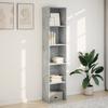 Modern Bookcase, Living Room Decorative Shelf, Entrance Storage Rack, 40x30x189 Cm