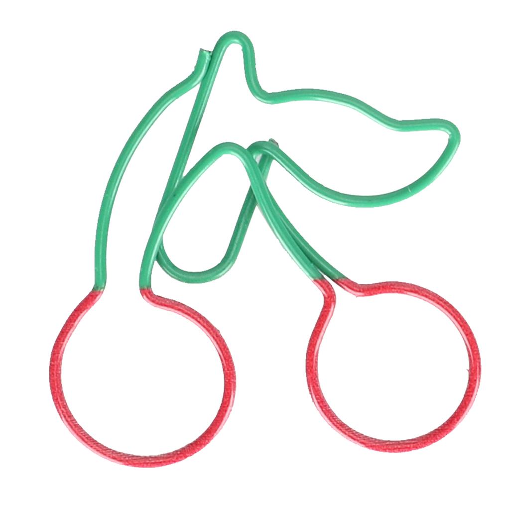 20 шт. Скрепки Закладки Клипсы для Планера В форме Фруктов Двухцветные Булавки Офисные Принадлежности Школьные Подарки