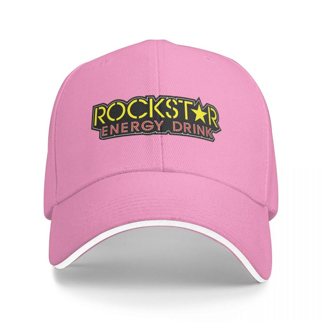Rockstar Energy Drink Baseball Caps Snapback Baseball Hats Breathable Casual Casquette Outdoor Unisex