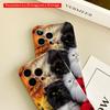 Rainbow Fluffy Cats Phone Case All inclusive film hard phone case, compatible with iPhone 18 Pro Max 17 16 15 14 13 12 11
