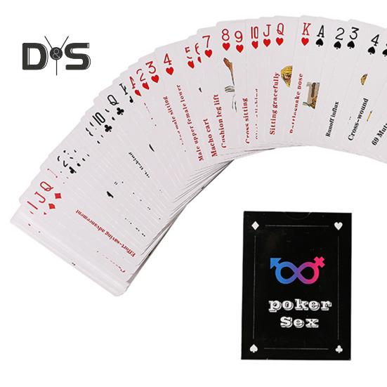 Взрослая карточная игра для пар Парная игра в покер Игра в покер Испытания позиций Взрослая игра для вечеринок для улучшения отношений