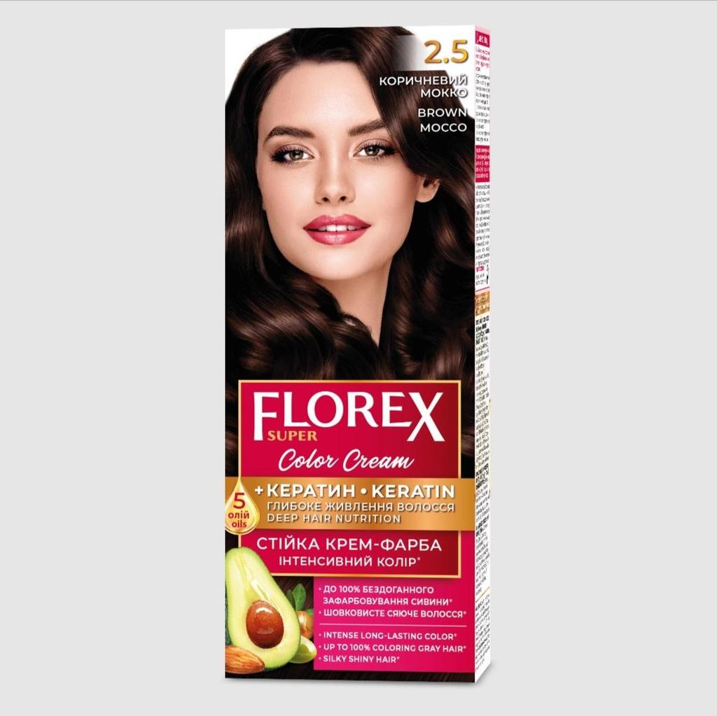 Florex Super Permanent Hair Dye Cream - Give Your Hair Deep Nourishment, Makes Your Hair Soft and Silky-shiny.
