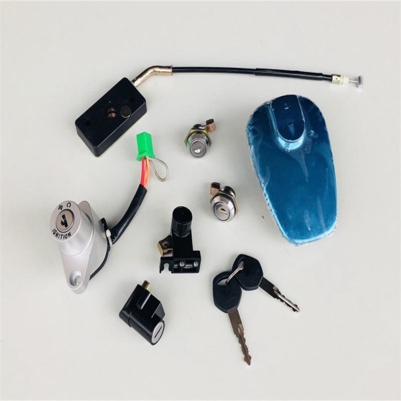 Motorcycle Ignition Switch Lock Sets Seat Power Door Locks Tank Cap Applies For Suzuki GZ150-A GZ 150 150cc