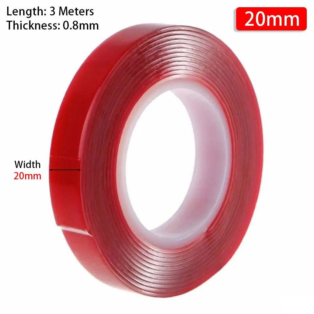 3 метра/рулон Ширина 6-50 мм Двусторонняя лента Для автомобиля телефона планшета ЖК-экрана стекла