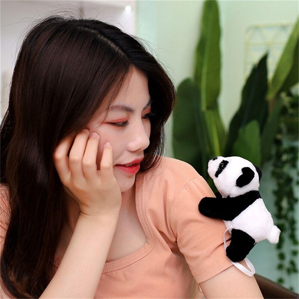 Енот Магнитный Плюшевый Наплечный Панда Тигр Животное Плюшевая Игрушка Плечевая Плюшевая Кукла Подвеска для Сумки