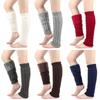 Double-Layered Women Leg Warmers Twist Pattern Ankle Warmer Knitting Leg Warmers  Autumn Winter