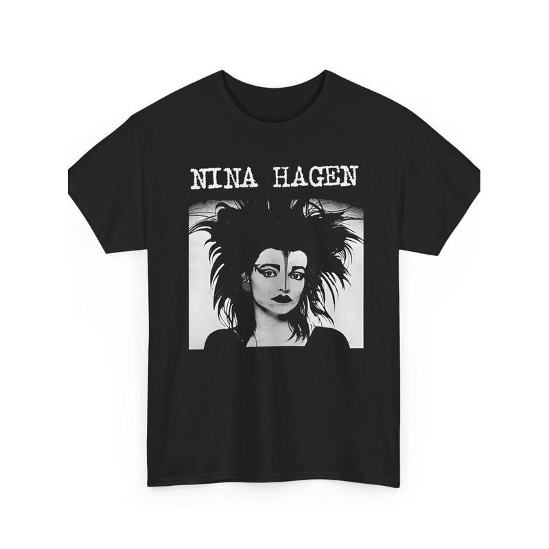 Vintage Nina Hagen Punk T-Shirt, New Wave Music Graphic Tee