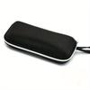 Men and Women Protective Glasses Case Sunglasses Hard Case Travel Protective Glasses Bag Black Portable Accessories Zipper Box