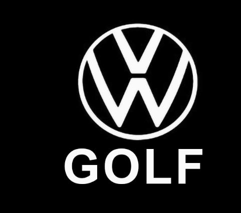 2Pcs For VW Volkswagen Golf 3 4 Sharan Touran Lavida Caddy Beetle Jetta MK4 Bora MK3 Polo LED Car Door Logo Light Projector Lamp ADFGH1