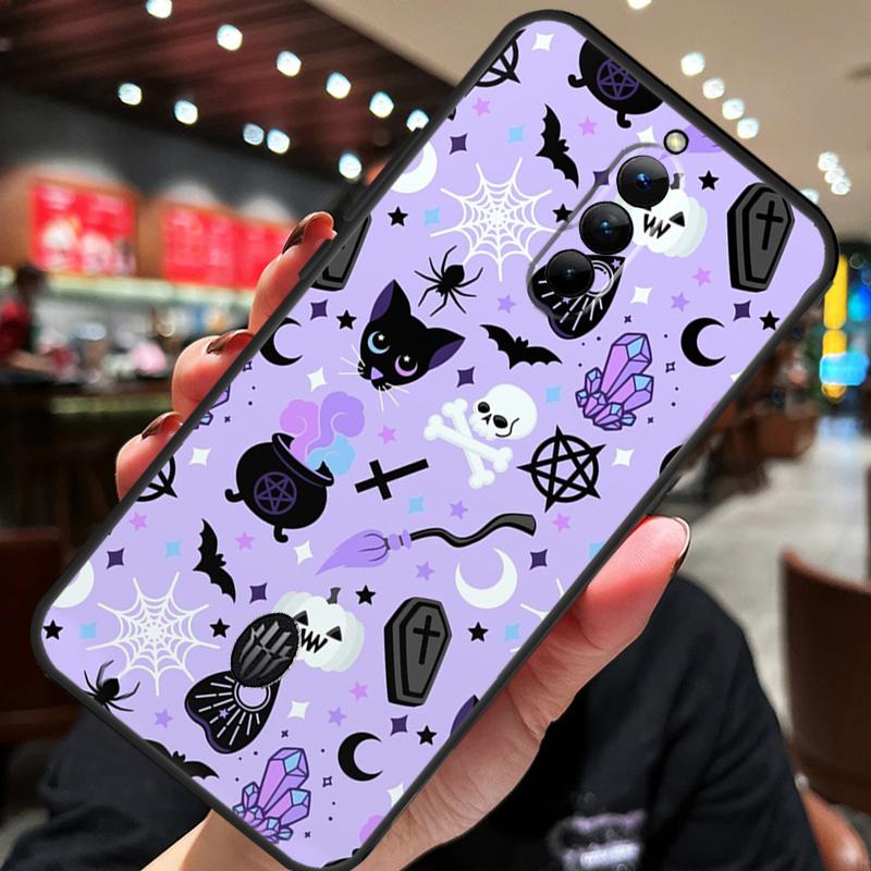 Чехол-книжка 'Кошка ведьмы и луна' для ZTE Nubia Red Magic 11 10 8 9 8S 9S 10S Pro Plus 10 Air 5G 6R 6 7 6S 7S Pro