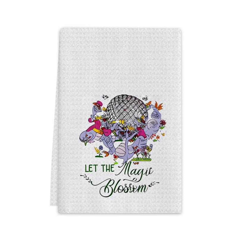 Microfiber Kitchen Towel Dishcloth Cleaning Cloth Washing Dishes Countertop Wiping Non Scratch Absorbent Multi Use Household Utility