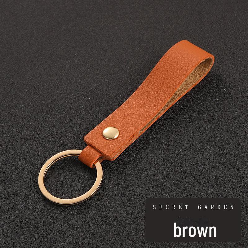 Custom Multicolor PU Leather Keychain - Perfect Business Gift for Car Keys