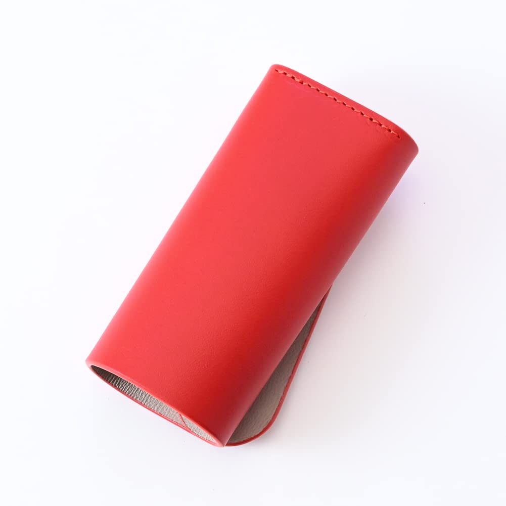 Ilbizonte Key Case 4 Rows Leather SKH115 Red KEY HOLDER ORGANIC VACCHETTA LEATHER PV0039 Castagno Key Ring Key Holder Genuine Leather Trifold Cowhide