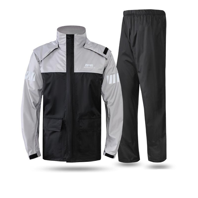 Mobaidao Мотоциклетный дождевик Защитный от шторма костюм Раздельный Водонепроницаемый дождевик Экипировка для езды Для взрослых Мужчин и Женщин