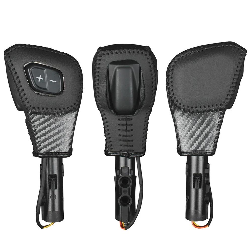 Кожаная автомобильная ручка переключения передач, чехол для внутренней коробки передач, наклейка на крышку коробки передач, аксессуары для Ford Everest Ranger 2020-2024