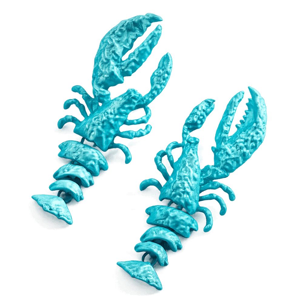 Metal Lobster Earrings Large Size Animal Drop Earrings Charm Crayfish Pendant Earrings Casual