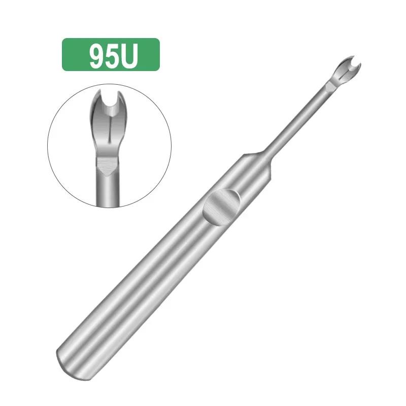 Средство для удаления кутикулы, толкатель омертвевшей кожи, хирургический класс, нержавеющая сталь, инструменты для маникюра, скребок, очиститель для ногтей, триммер