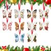 Personalized Cash Surprise Ornament Christmas Money Holder Ornament, Acrylic Hanging Decor with Vintage Festive for Family Butterfly Print,