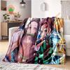 Японское аниме Demon Slayer Cartoon Plush Blanket Lightweight Home Sheet Sofa Cover Portable Travel warm blanket for all Seasons