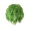 HAIRJOY Synthetic Hair Green Cosplay Wig  Fluffy Short  Curly Anime Hollowen Wigs for Women Men