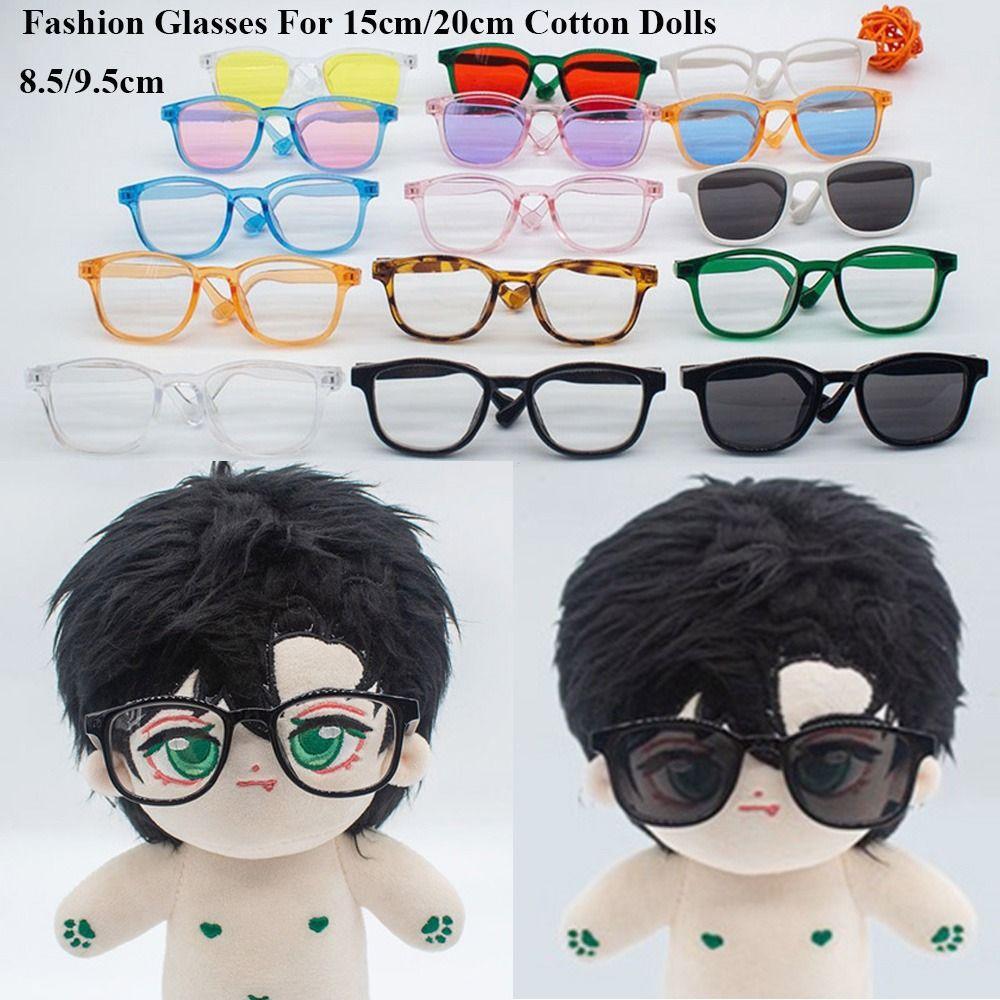 Plush Doll Cute Frame Glasses Plush Doll Eyeglasses Fashion Glasses Clothes For 15cm/20cm Dolls