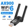 900Mbps WiFi 6 Network Card USB 3.0 Adapter Dual Band 2.4G/5GHz Bluetooth 5.4 Wireless Receiver Transmitte For Desktop Laptop PC