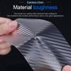 SEAMETAL 3D Наклейка из углеродного волокна для автомобиля Защитная пленка для порогов дверей автомобиля Защита от царапин Износостойкая акриловая наклейка Защита кромок