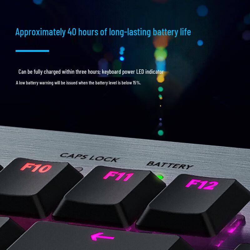 Logitech G913 TKL Dual-Mode Wireless RGB Mechanical Gaming Keyboard