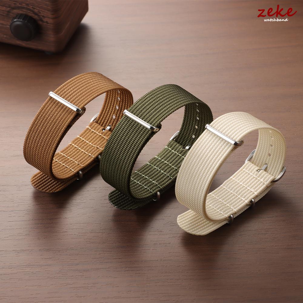 Премиальный нейлоновый ремешок для часов Рифленые нейлоновые ремешки для военного баллистического тканевого ремешка 18 мм 20 мм 22 мм Хаки Полевые браслеты для часов