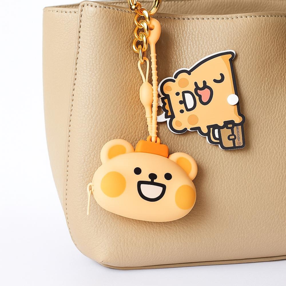 Wallet Mini Silicone Key Bag Key Case Cartoon Earphone Storage Bag Children Girl