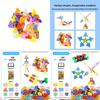Geometric Snowflake Puzzle Blocks For Kids 3-6 Years Educational Building Toys