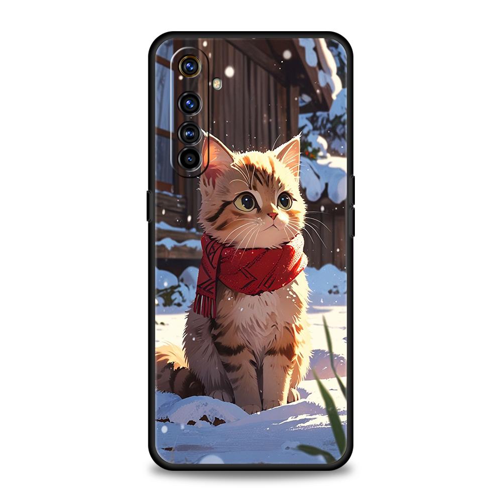 Чехол для телефона «Повседневная жизнь милых кошек» Для Realme 13 12 11 10 9 8 5G 7 C25 C35 GT5 GT3 GT2 Pro Plus Для Realme GT Neo 2 3 3T 5 Чехол
