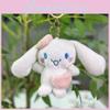 Plush Adorable Pink Bunny Keychain 10cm Soft Cute Stuffed Animal Gift With Colorful Chains