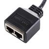 Разъем RJ45 1 штекер на 2 гнезда Gigabit Ethernet Splitter Расширение локальной сети RJ45 Ethernet