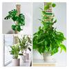 2/4/6Pcs Plant Moss Pole Easy Assembly Climbing Plants Plant Support with Sphagnum Moss Moisture-retaining Plant Support Stake