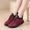 Модные спортивные кроссовки на толстой подошве Зимние женские вулканизированные ботинки Противоскользящие водонепроницаемые Повседневные теплые хлопковые спортивные кроссовки