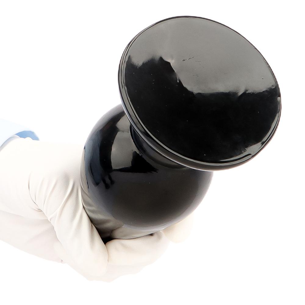 Большая анальная пробка Секс-игрушки Анальные дилдо Черный пенис ПВХ Реалистичный член Фистинг Пеггинг