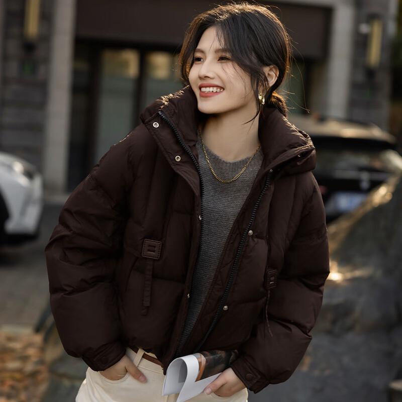 Mokana Women's Fashion Versatile Long-Sleeve Down Jacket MKNJD2595