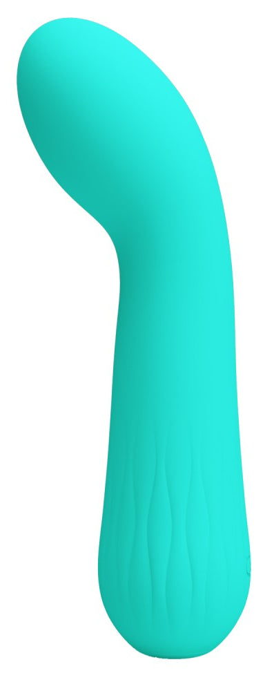 Stimulateur Prostatique Vibrant Faun 14 x 3.4cm Turquoise - Pretty Love - Point G