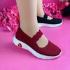 2024 Spring New Flying Woven Women's Shoes Walking Light Soft-soled Sports Shoes Versatile Casual Shoes Breathable Mother Shoes