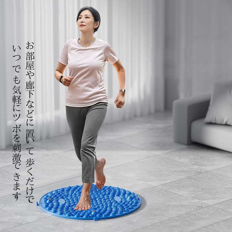 Синий жираф Массаж стопы Массаж стопы Круглый массаж стопы Массаж стопы Акупрессурная доска для упражнений Массаж стопы