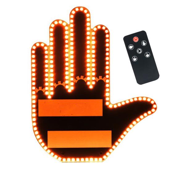 Автомобильный светодиодный индикатор заднего фонаря с дистанционным управлением, легко устанавливаемый знак заднего окна