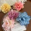 Cloth Simulation Flower Hair Clip Korean Style Seaside Vacation Headwear Rose Hairpin Bohemian Style Barrettes Girl Hair Clip