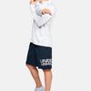 Under Armour Однотонные шорты свободного кроя, мужские штаны, академия, синий 1351653-408